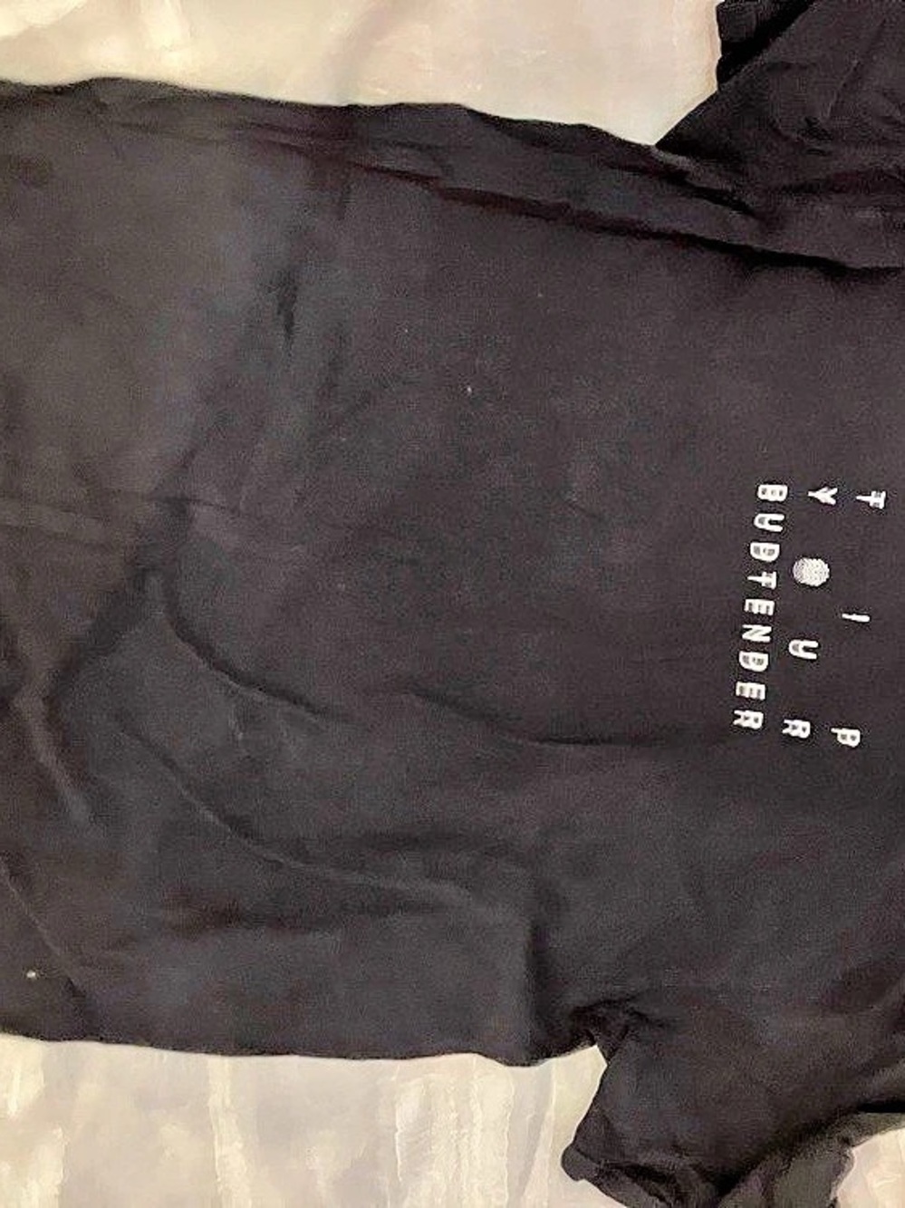 RYTHM Black Short Sleeve Tee Size Medium Like New